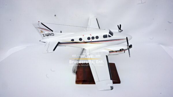 Model of Beechcraft King Air C90 with detailed craftsmanship.